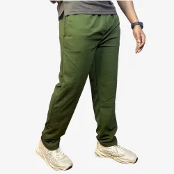 Men's Olive Green Premium Track Pants | Sports & Casual Wear
